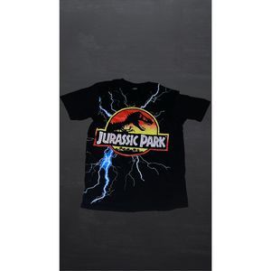 Jurassic Park Vintage T Shirt with y2k tags
